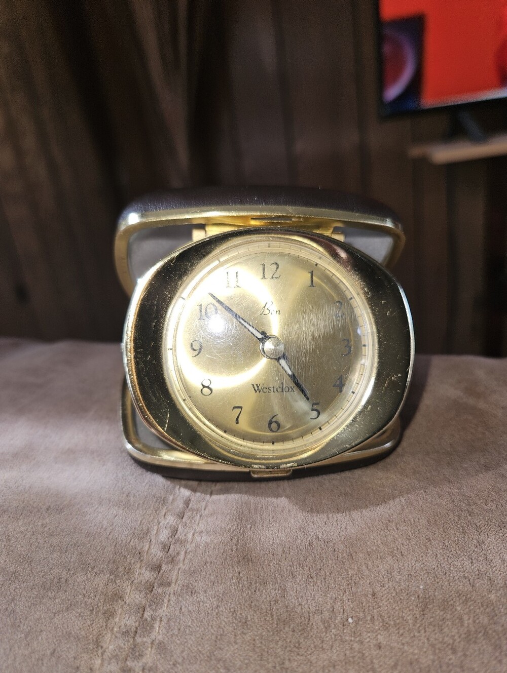 Vintage Westclox BEN Battery Run Travel Alarm Clock,  Works Perfectly!!